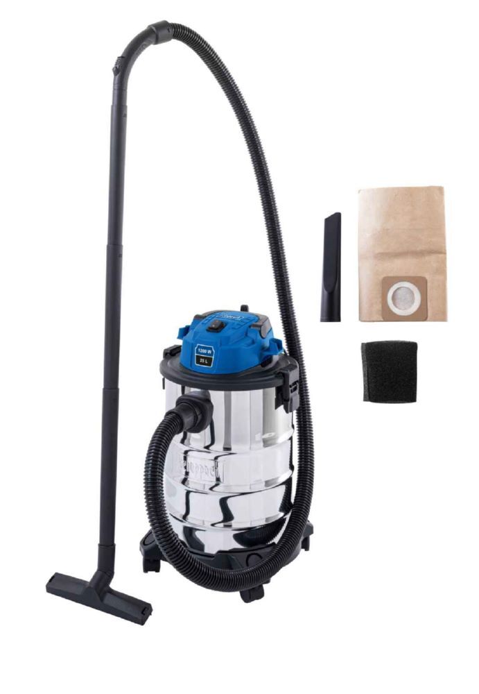 Produktbild Scheppach Elektro Nass Trockensauger VC25 1200 W 2 m Schlauchlänge 3 m Anschlusskabel 25 L