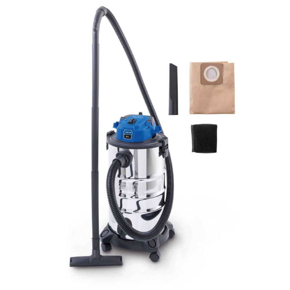 Produktbild Scheppach Elektro Nass Trockensauger VC30v2 1200 W 2 m Schlauchlänge 30 L Fassungsvermögen