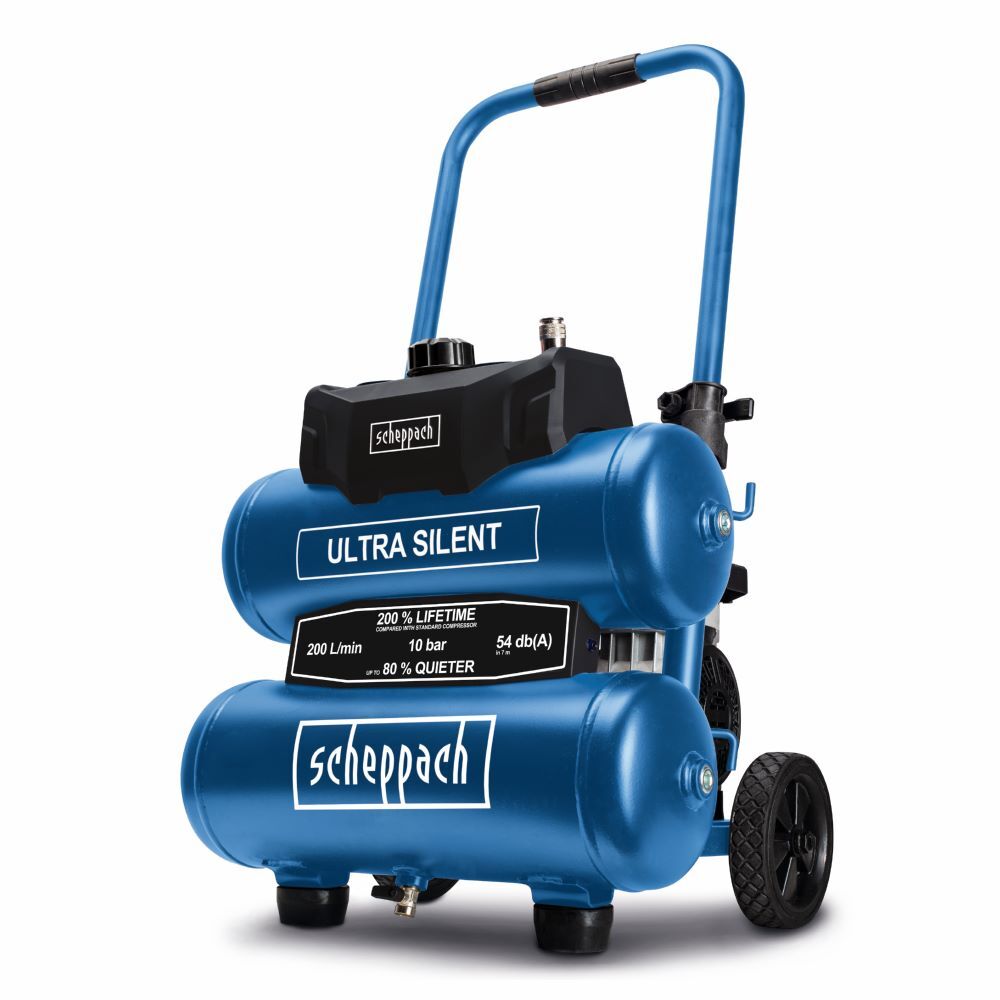 Scheppach Silent-Kompressor 750 W HC20Si-Twin Produktbild Scheppach Silent-Kompressor 750 W HC20Si-Twin