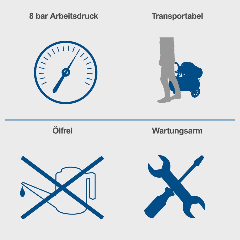 Scheppach Kompressor 1100 W 8 bar HC30ox Produktbild Scheppach Kompressor 1100 W 8 bar HC30ox bild 7