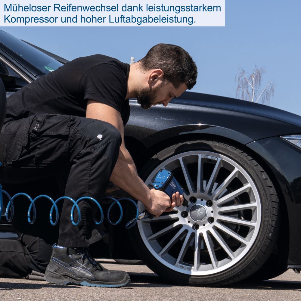 Scheppach Dreifachzylinder-Kompressor HC550TC - 230 V Riemenantrieb Produktbild Scheppach Dreifachzylinder-Kompressor HC550TC - 230 V Riemenantrieb bild 7