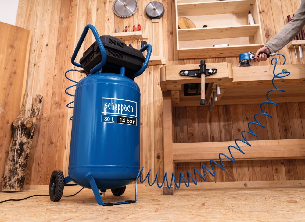 Scheppach Vertikal-Kompressor 1600 W 14 bar HC85V Produktbild Scheppach Vertikal-Kompressor 1600 W 14 bar HC85V bild 3