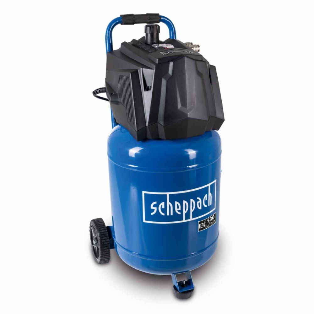 Produktbild Scheppach Kompressor HC35V 1500 W 10 bar ölfrei und wartungsarm 180 L/min Ansaugleistung