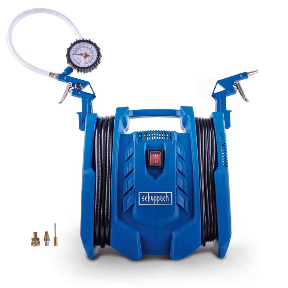 Produktbild Scheppach Kompressor Airforce 7 230 V 8 bar Arbeitsdruck 180 L/min ölfrei und mobil