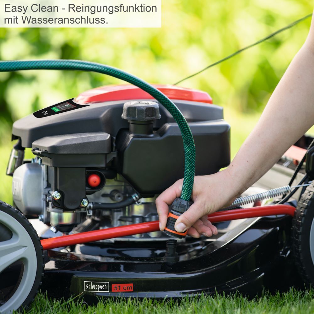 Scheppach 6 in1 Benzin-Rasenmäher mit Radantrieb MS161-46 mit 3,5 PS / 2,6 kW Produktbild Scheppach 6 in1 Benzin-Rasenmäher mit Radantrieb MS161-46 mit 3,5 PS / 2,6 kW bild 11