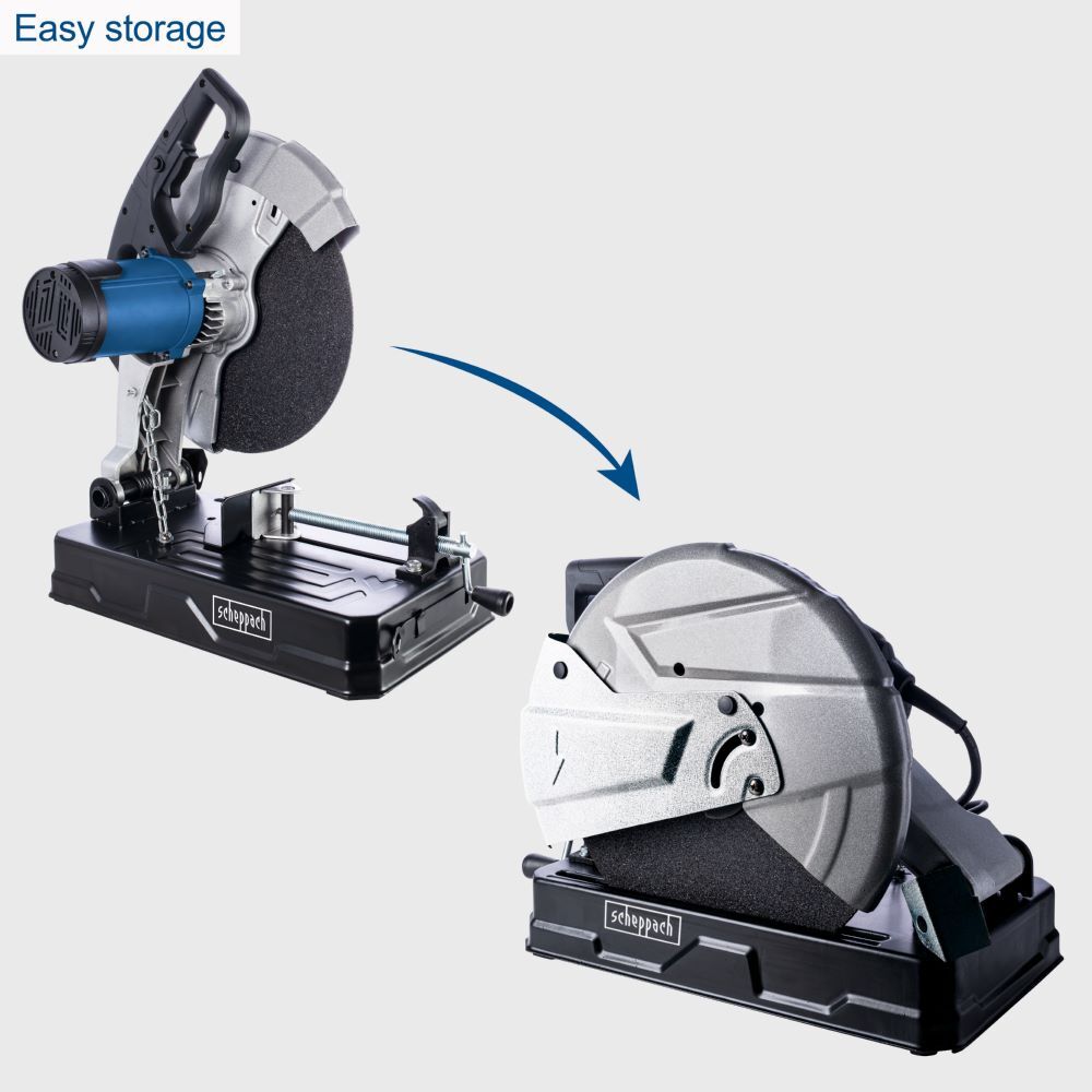 Scheppach Metall-Trennschneider 355 mm MT150 2600 W Motor Produktbild Scheppach Metall-Trennschneider 355 mm MT150 2600 W Motor bild 15
