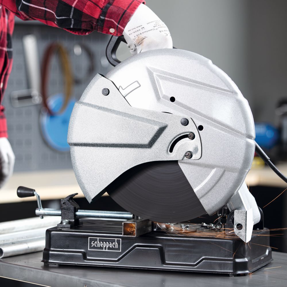 Scheppach Metall-Trennschneider 355 mm MT150 2600 W Motor Produktbild Scheppach Metall-Trennschneider 355 mm MT150 2600 W Motor bild 19