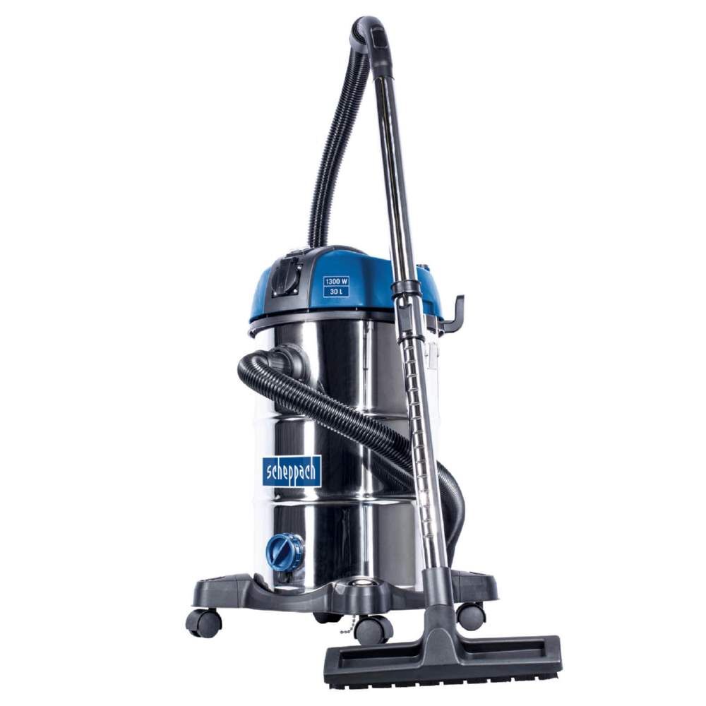 Scheppach Premium Nass Trockensauger 30 Liter 1,3 kW mit Zubehör Produktbild Scheppach Premium Nass Trockensauger 30 Liter 1,3 kW mit Zubehör