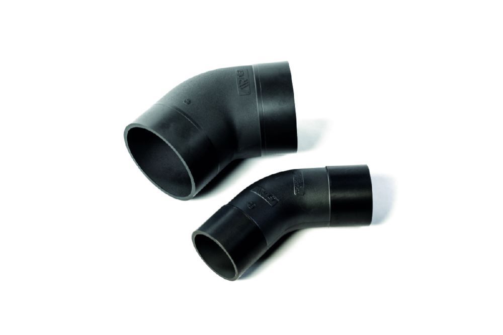 Schneider Druckluft Rohr Bogen 45 Grad Durchmesser 158 mm Produktbild Schneider Druckluft Rohr Bogen 45 Grad Durchmesser 158 mm