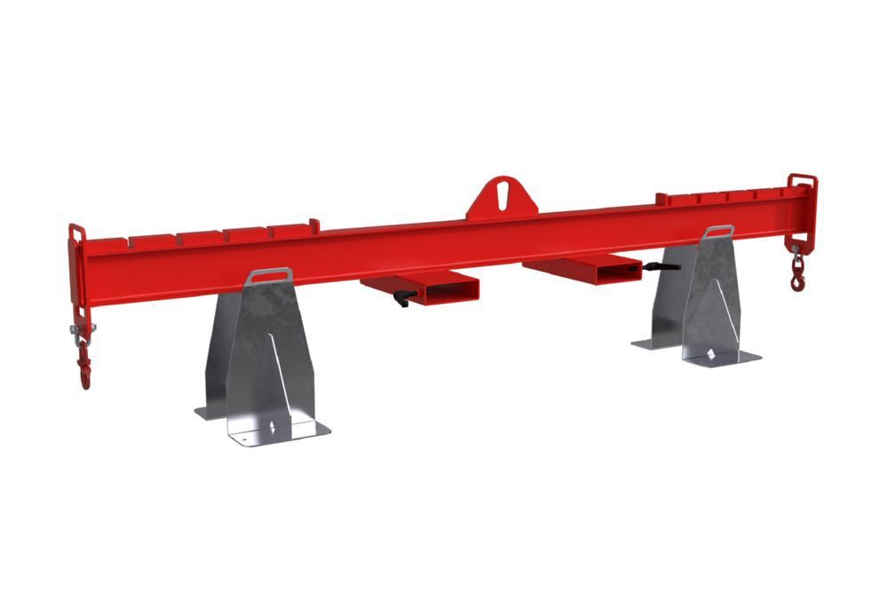 Bauer Balken Traverse BT 3001 feuerrot 3040 x 460 x 570 mm