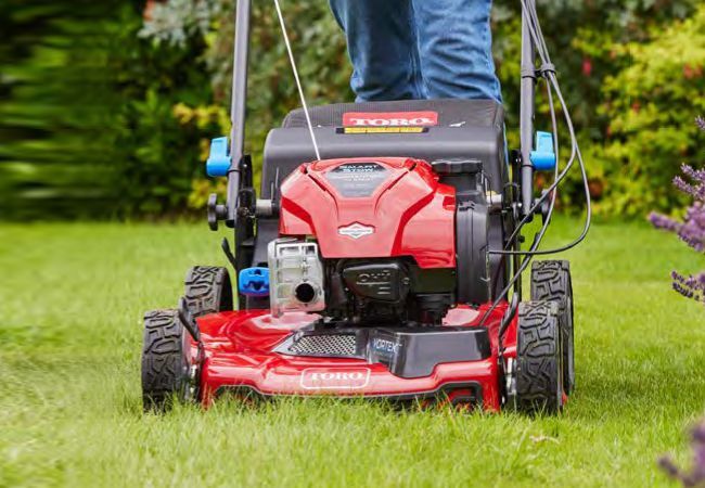 Toro Rasenmäher im Einsatz