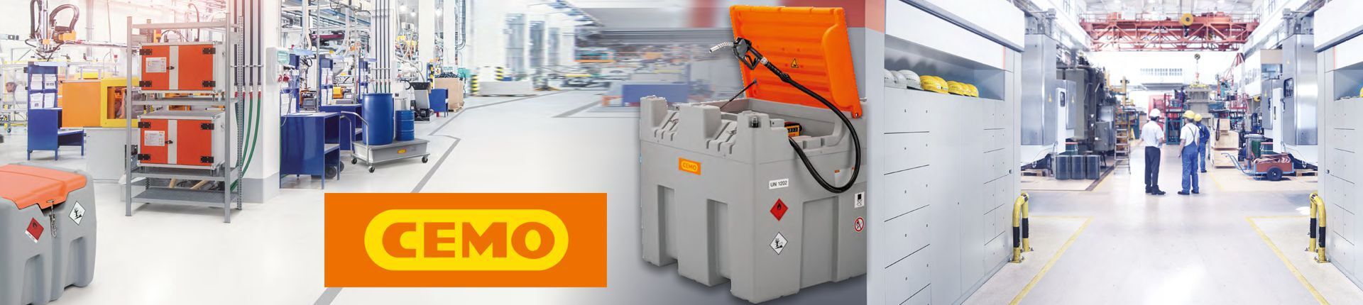 Cemo Produkte in einem Industriebetrieb