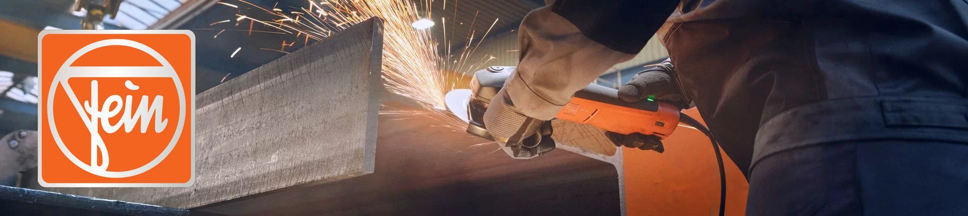 Fein Elektro-Schleifwerkzeug in Aktion Fein Elektro-Schleifwerkzeug in Aktion