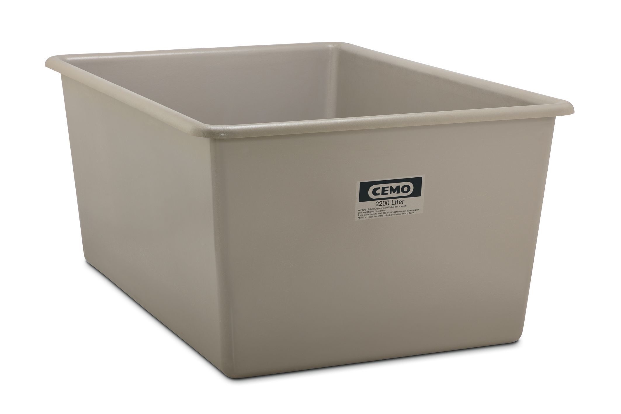 Cemo Rechteckbehälter GFK 2200 Liter Produktbild Cemo Rechteckbehälter GFK 2200 Liter