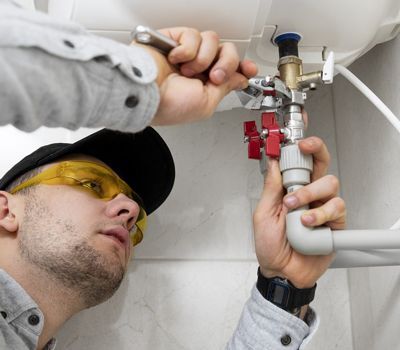 heizungs. wasserinstallation werbeblock sanitaerwerkzeuge banner