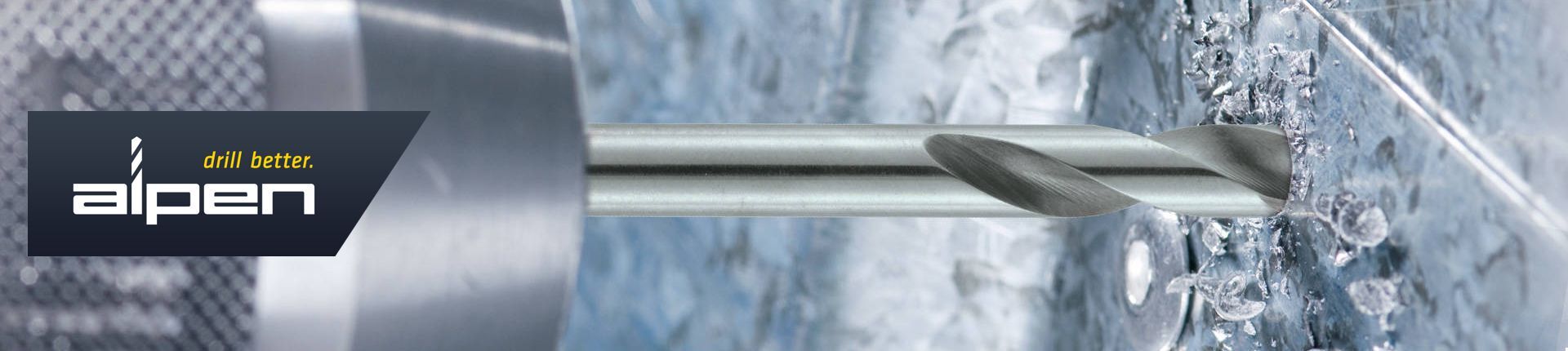 Alpen HSS Super Bohrer in Nahaufnamhe Alpen HSS Super Bohrer in Nahaufnamhe