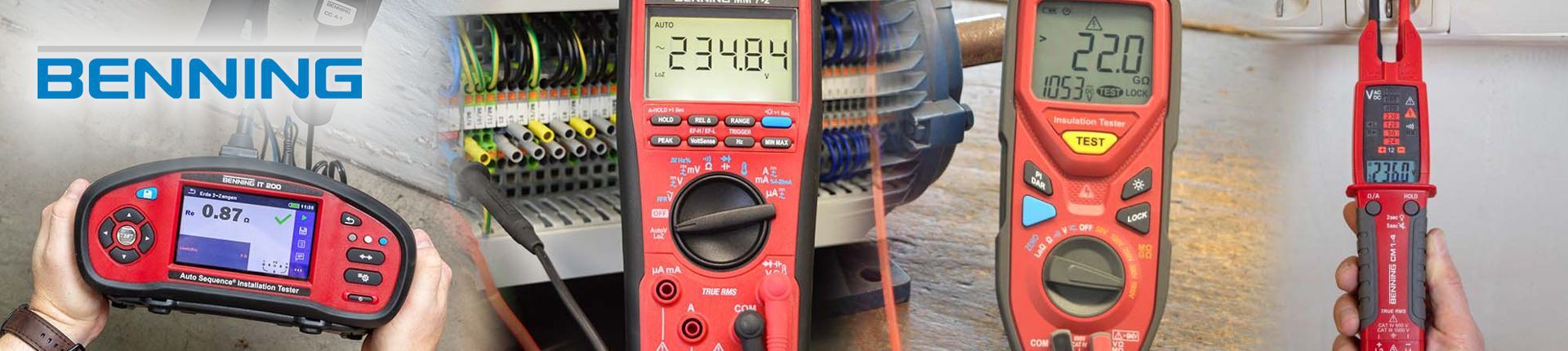 Einblick in das Sortiment von Benning Einblick in das Sortiment von Benning