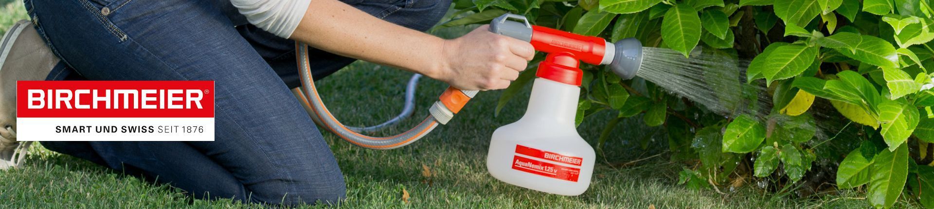 Birchmeier Sprüher AquaNemix im Einsatz Birchmeier Sprüher AquaNemix im Einsatz