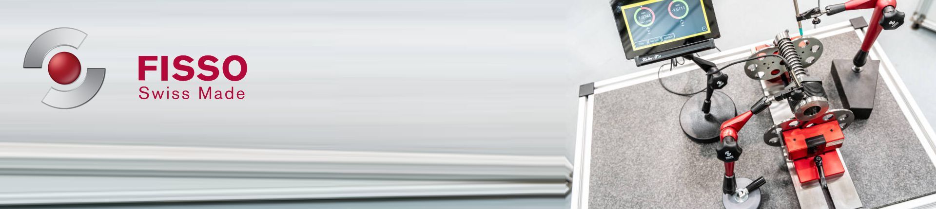 Bild FISSO Gelenkstative in der dimensionalen Messtechnik