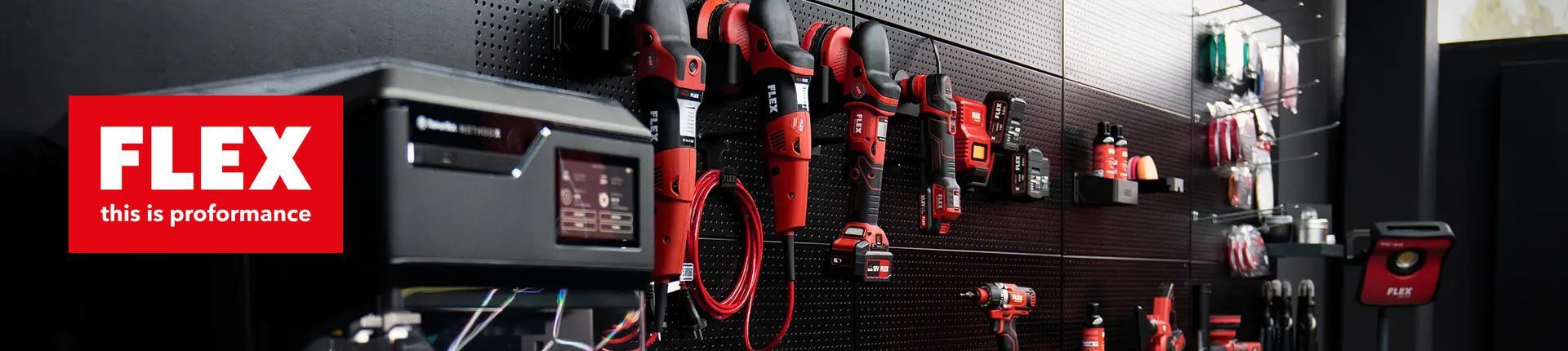 Einblick in das Sortiment von Flex Tools