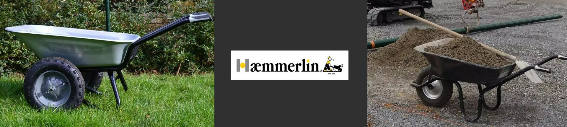 Haemmerlin Gartenschubkarre und Haemmerlin Baustellenschubkarre Haemmerlin Gartenschubkarre und Haemmerlin Baustellenschubkarre