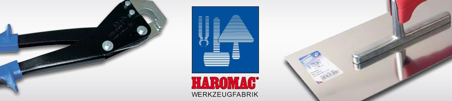 Haromac Zange und Haromac Kelle in Nahaufnahme Haromac Zange und Haromac Kelle in Nahaufnahme