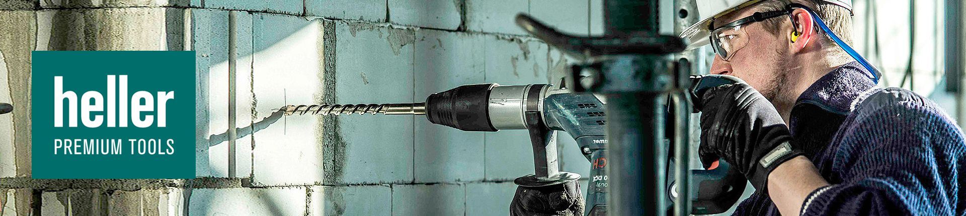 Heller Hammerbohrer im Einsatz Heller Hammerbohrer im Einsatz