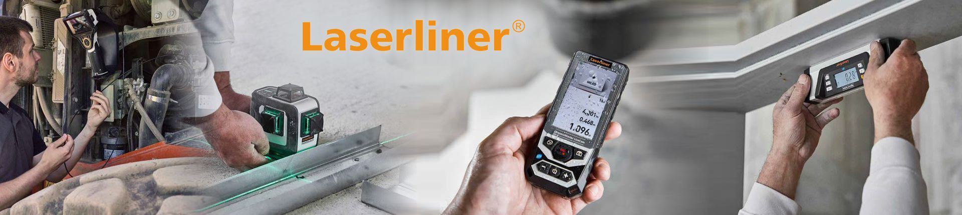 Einblick in das Sortiment von Laserliner Einblick in das Sortiment von Laserliner
