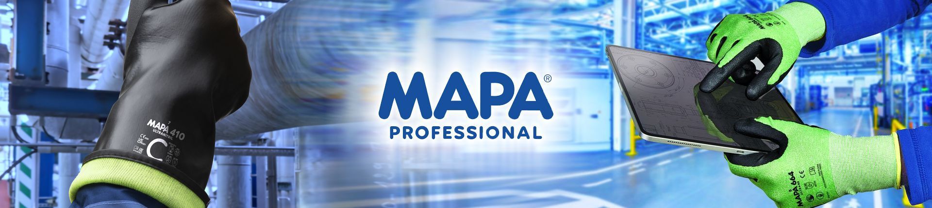 Einblick in das Sortiment von Mapa Professional Einblick in das Sortiment von Mapa Professional