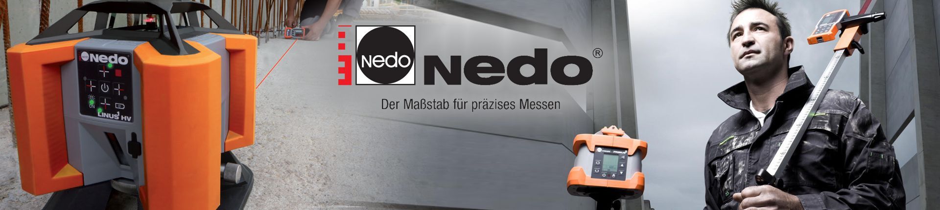 Handwerker mit Messinstrumenten von Nedo Handwerker mit Messinstrumenten von Nedo
