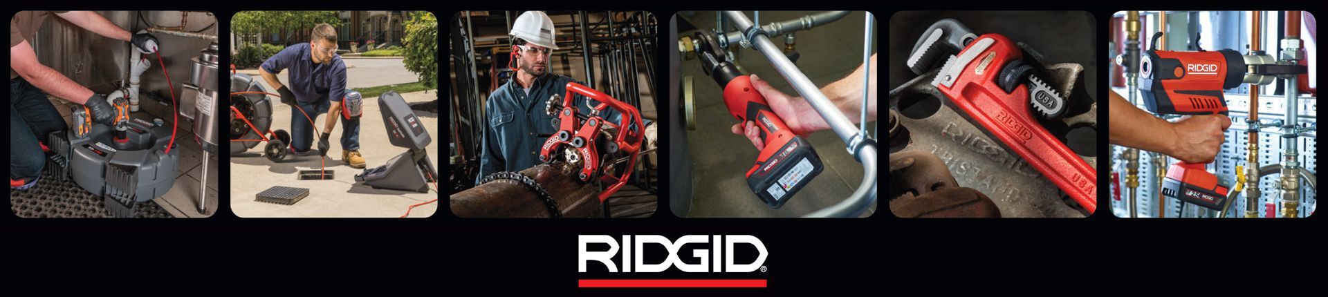 Einblick in das Sortiment von Ridgid Einblick in das Sortiment von Ridgid