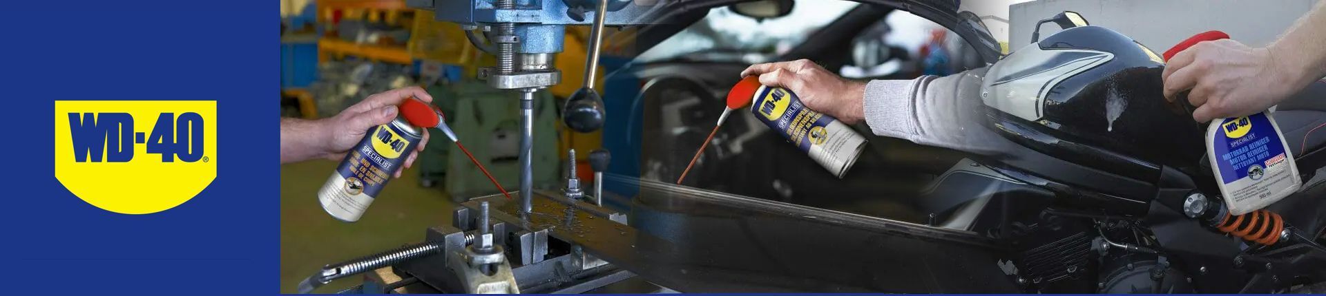Einblick in das Sortiment von WD-40 Einblick in das Sortiment von WD-40