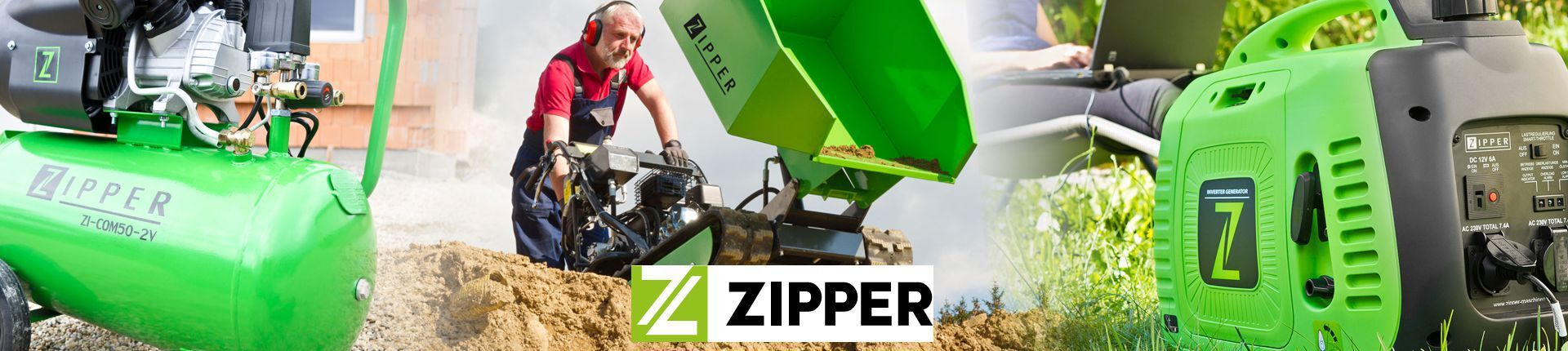 Einblick in das Sortiment von Zipper Maschinen Einblick in das Sortiment von Zipper Maschinen