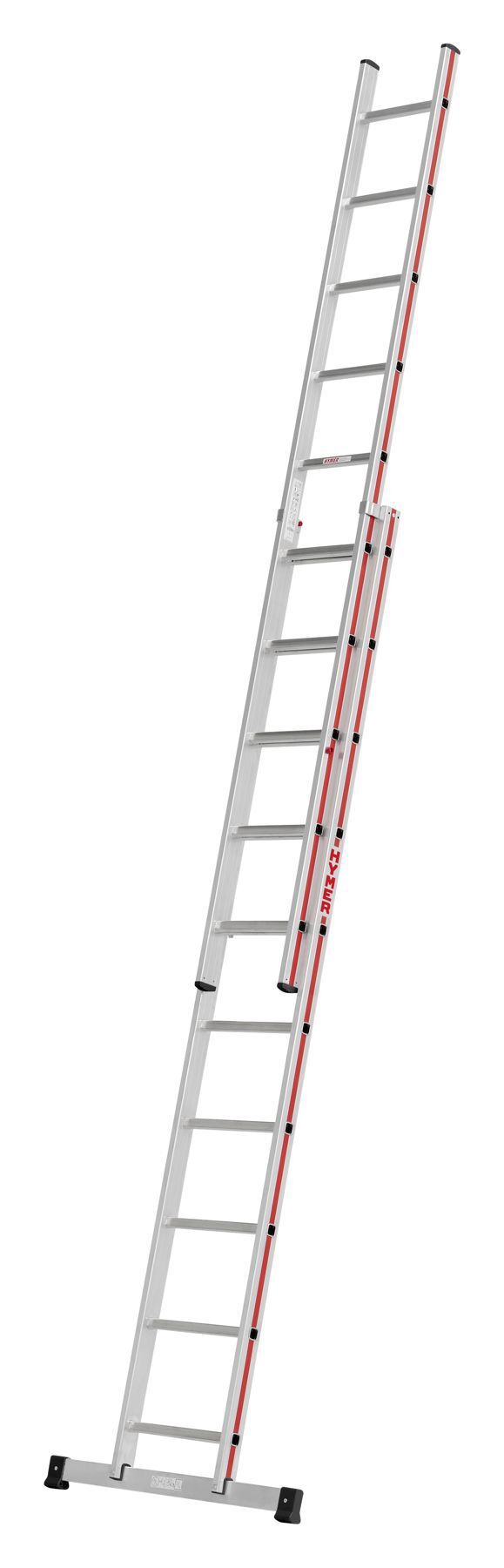 Hymer Schiebeleiter zweiteilig 2 x 10 Sprossen Arbeitshöhe 5,24 Meter Produktbild Hymer Schiebeleiter zweiteilig 2 x 10 Sprossen Arbeitshöhe 5,24 Meter