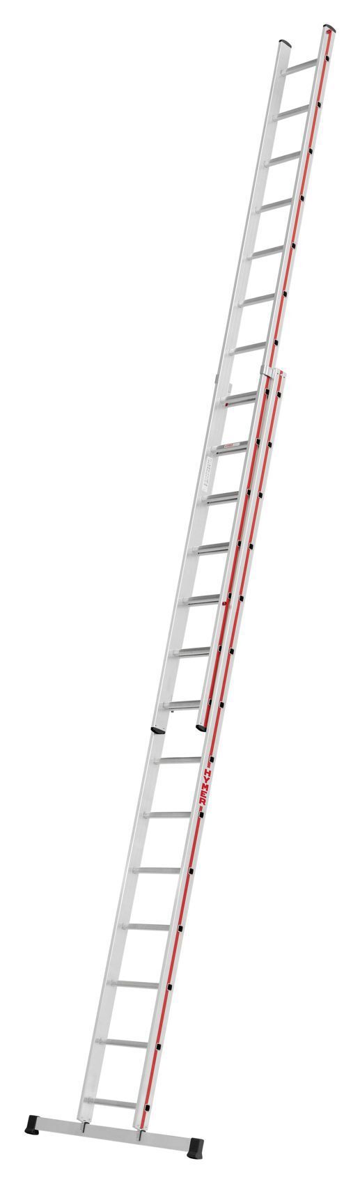 Hymer Schiebeleiter zweiteilig 2 x 14 Sprossen Standhöhe 5,90 mm Produktbild Hymer Schiebeleiter zweiteilig 2 x 14 Sprossen Standhöhe 5,90 mm