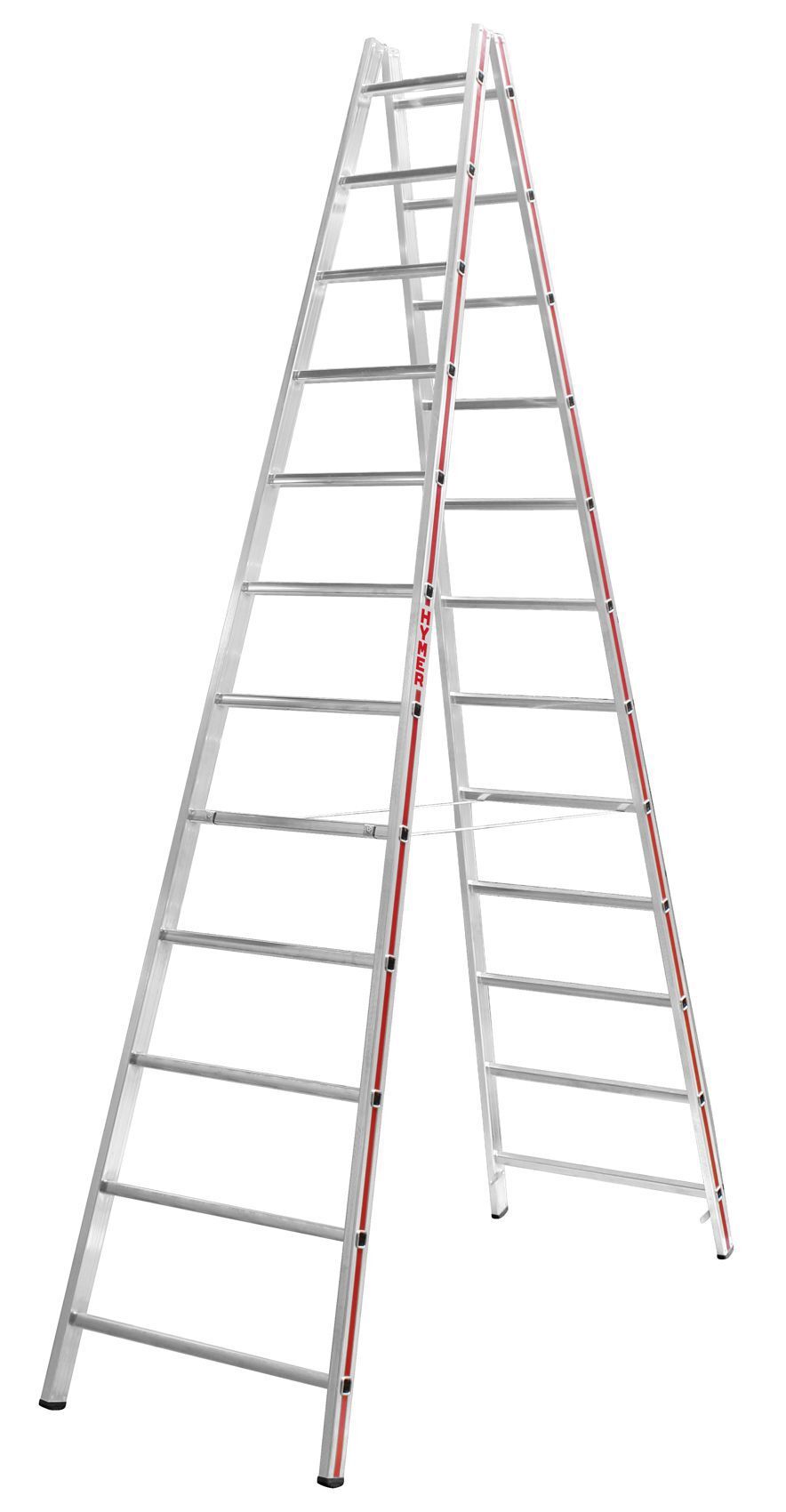 Hymer Sprossenstehleiter 2 x 12 Sprossen 3,44 Meter lang Produktbild Hymer Sprossenstehleiter 2 x 12 Sprossen 3,44 Meter lang
