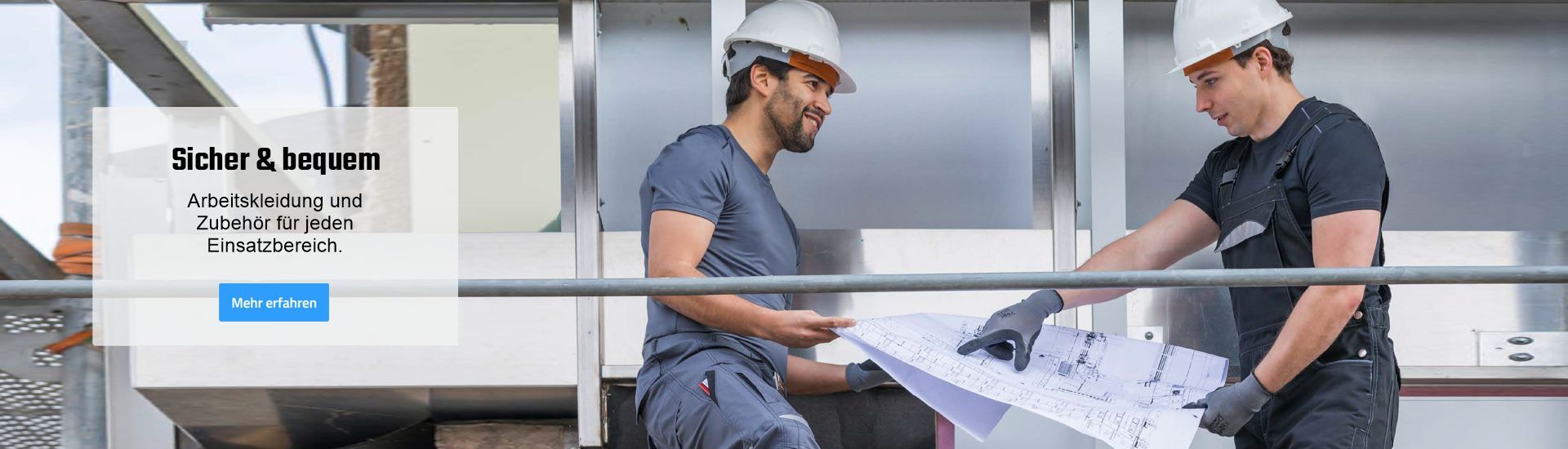 Sichere & bequeme Arbeitskleidung