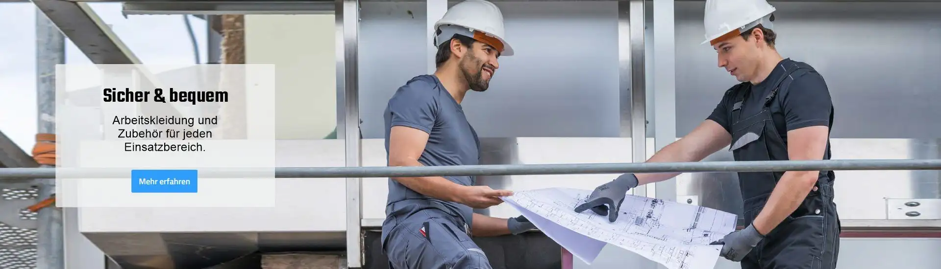 Sichere & bequeme Arbeitskleidung Produktbild Sichere & bequeme Arbeitskleidung