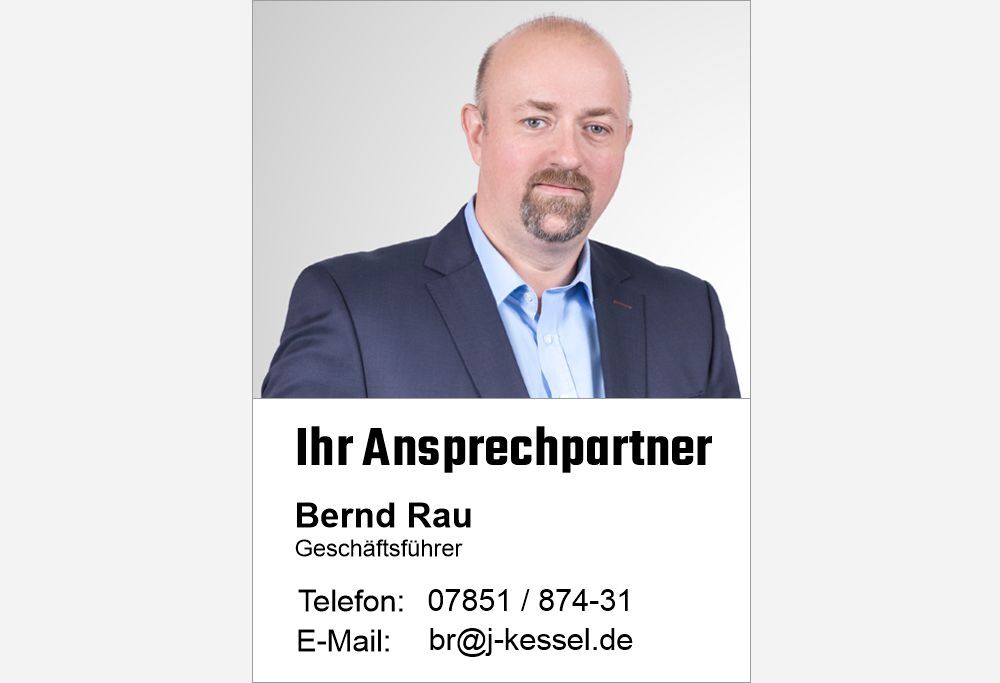 Bernd Rau, Geschäftsführer der J. Kessel GmbH & Co KG Bernd Rau, Geschäftsführer der J. Kessel GmbH & Co KG