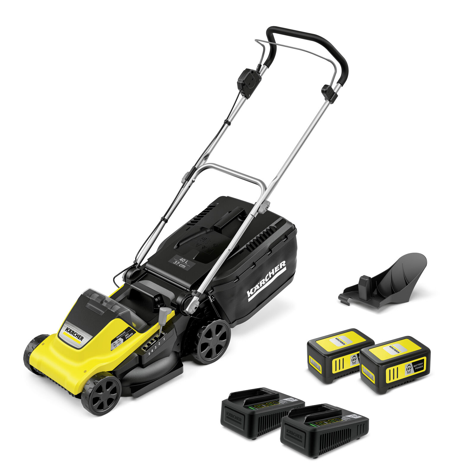 Kärcher Akku Rasenmäher LMO 4-18 Dual Battery Set