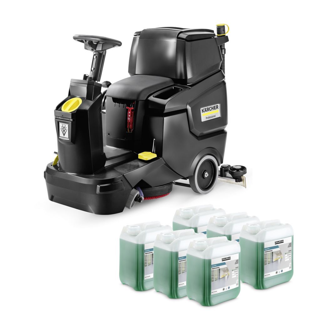 Kärcher Scheuersaugmaschine BD 50/70 R Classic Bp Pack Anniversary Edition + 6x CA 50 C 2,5 Ltr. Produktbild Kärcher Scheuersaugmaschine BD 50/70 R Classic Bp Pack Anniversary Edition + 6x CA 50 C 2,5 Ltr. bild 2