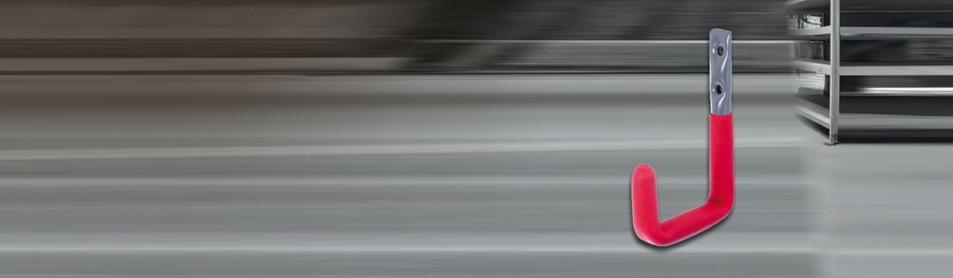 Alberts Ordnungshaken zur Wandmontage rot / silber Alberts Ordnungshaken zur Wandmontage rot / silber