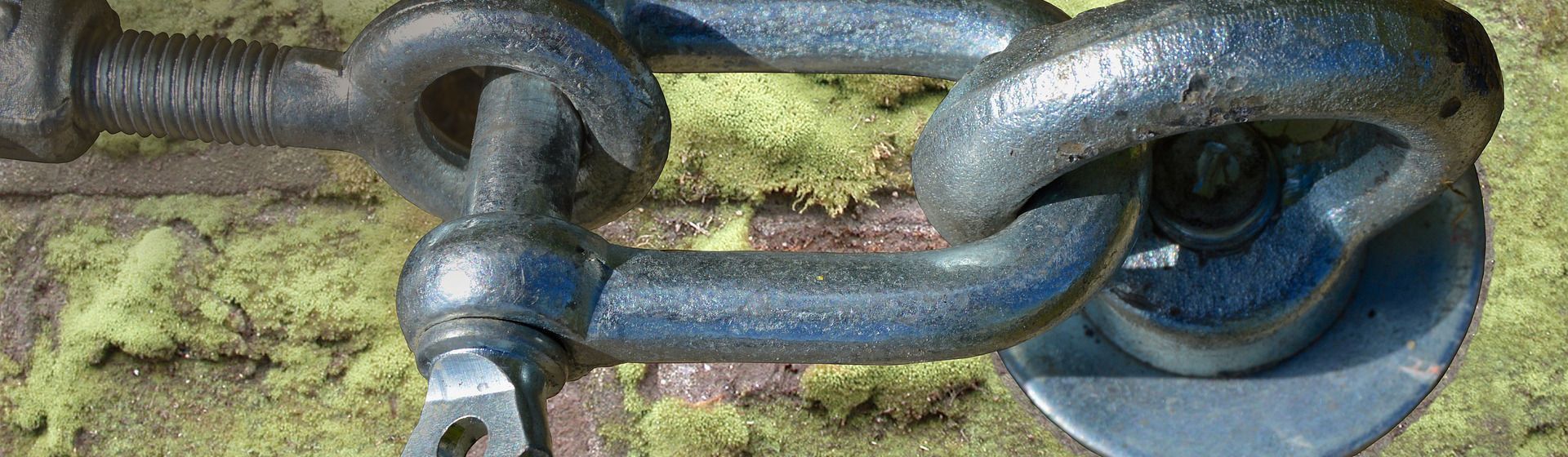 Schäkel im Einsatz