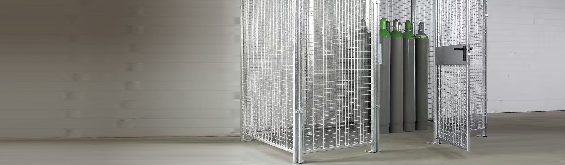 Gasflaschenlager-Gitterbox von TTS Gasflaschenlager-Gitterbox von TTS