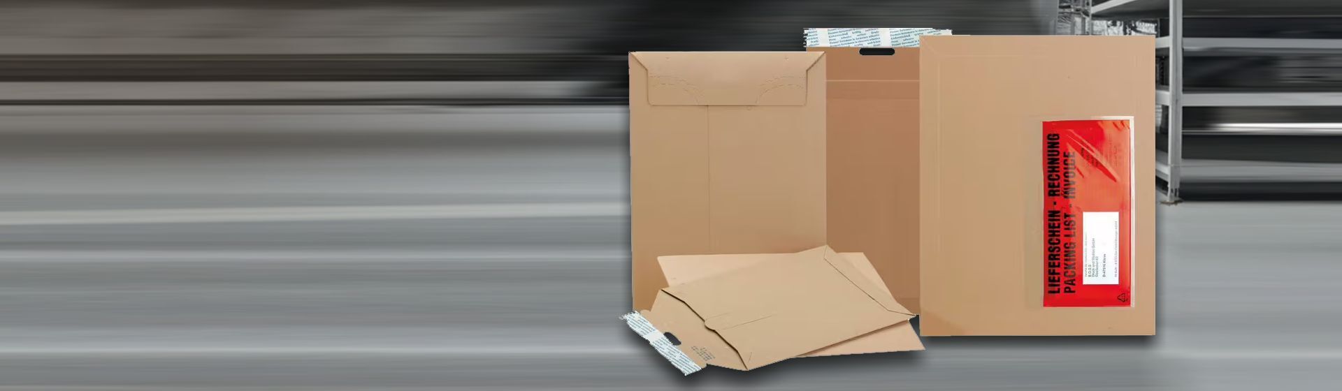 Versandtaschen in verschiedenen Größen