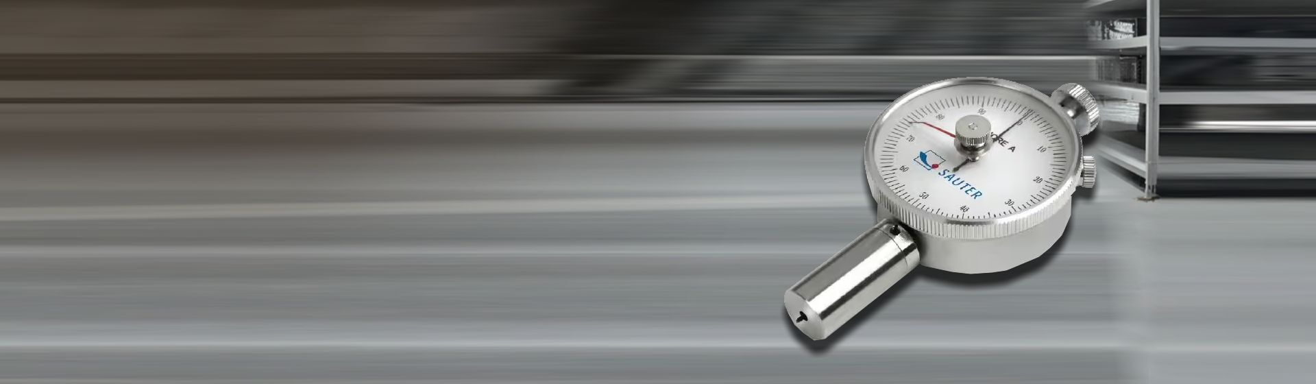 Sauter Handlicher Shore Durometer Härteprüfgerät mit Schleppzeiger Sauter Handlicher Shore Durometer Härteprüfgerät mit Schleppzeiger