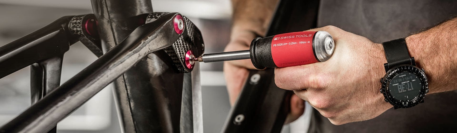 PB Swiss Tools Drehmomentschlüssel im Einsatz PB Swiss Tools Drehmomentschlüssel im Einsatz