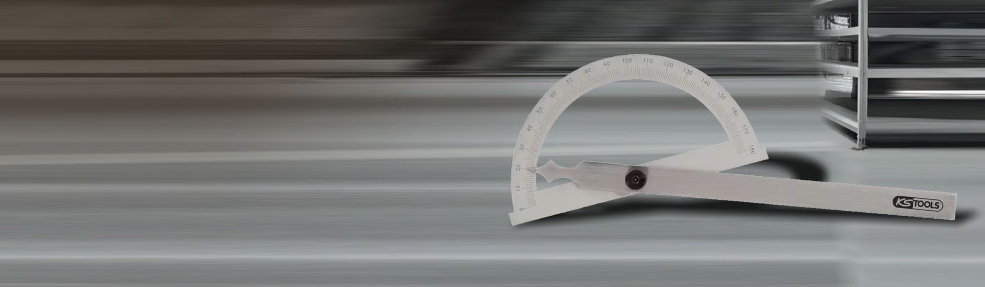 KS Tools Winkelgradmesser mit offenen Bogen KS Tools Winkelgradmesser mit offenen Bogen