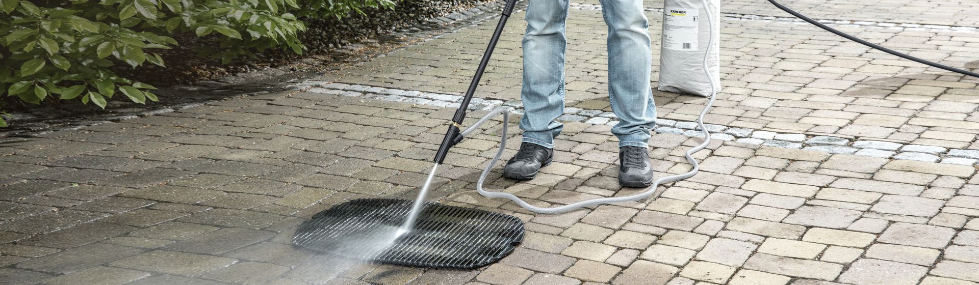Kärcher Sandstrahl-Zubehör in Aktion