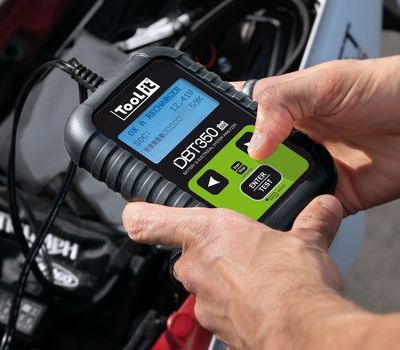 kfz zubehoer werbeblock gys batterietester